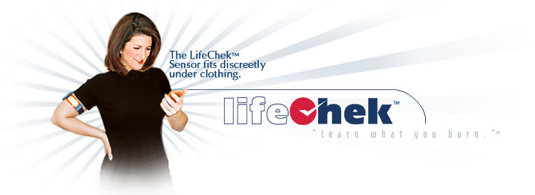 the lifechek sensor fits discreetly under clothing